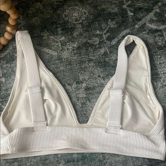 H&M Ribbed White Two-Piece Bikini Set - Picture 2 of 3